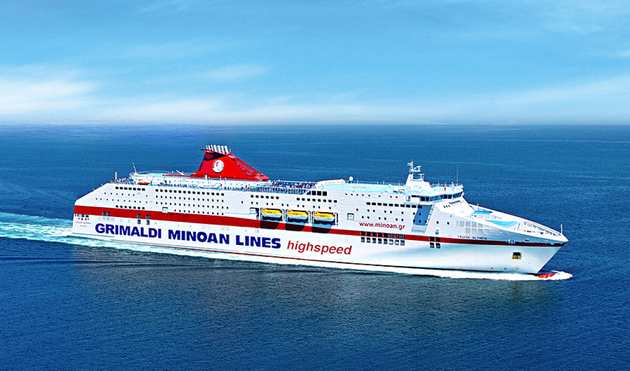 &Phi;&omicron;&rho;&tau;&eta;&gamma;ά - Grimaldi - Minoan Lines